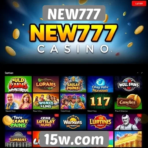 Variedade de jogos oferecidos pelo NEW777